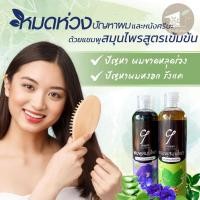 ราคา แชมพูสมุนไพร ใบหมี่ อัญชัน ว่านหางจระเข้ ช่วยให้เส้นผมดกดำ ลดผมร่วง (20805398864)