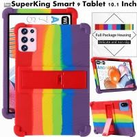 ราคา for SuperKing Smart 9 Smart9 2024 Tablet 10.1 Inch Case Super Shockproof Soft Silicone Protective Case Stand Cover (29012412153)