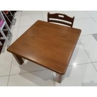 ราคา โต๊ะญี่ปุ่นพร้อมเก้าอี้ ทำงานนั่งพื้น เทำจากไม้ยางพารา (5243075901)