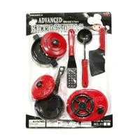 ราคา ชุดเครื่องครัว ของเล่น สีแดง สีเงิน ของเล่นแผง (5617436298)