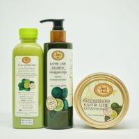 ราคา [เซ็ต] ชุดแชมพูมะกรูด หมัก สระ นวด ลดผมร่วง ลดรังแค (1435176213)