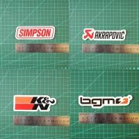 ราคา สติ๊กเกอร์ ( Simpson, Akrapovic, K&N, Bgm ) (45902974070)