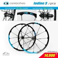 ราคา ล้ออลู crankbrothers รุ่น Iodine 3 27.5นิ้ว สำหรับจักรยานเสือภูเขา ( หน้า-หลัง) Front 15x110mm-Rear148x12 (23017640380)