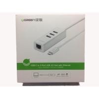 ราคา HUB USB (ฮับ ยูเอสบี) UGREEN TYPE-C TO 3 PORTS USB 2.0 & ETHERNET (1666683648)