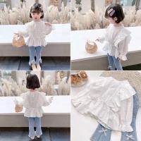 ราคา สีขาว นัวเนีย เสื้อ & กางเกงผ่าหน้า (ยีนส์) สูทเด็ก สไตล์เกาหลี กางเกงยีนส์ผ่าเด็ก รุ่น (28237935866)