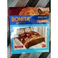 ราคา SS Bonita ผ้าปูที่นอน 180x200 ใหม่ 3D motif king size B2 (24612916099)