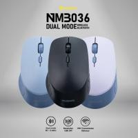 ราคา เม้าส์ไร้สาย Nubwo NMB-036 Mouse Wireless+Bluetooth Dual Mode เม้าส์ไร้สาย (26804929203)