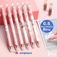 ราคา 0.5 มม. gelpen ปากกาลบได้สีน้ําเงิน ปากกาลบได้ ตัวอักษร Motif Erasable Pen-Jett (25596552886)