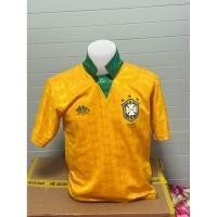 ราคา เสื้อบอลบราซิล Retro DIAS SPORTS แท้ ลายคลาสสิก เบอร์ 11 อก 42-46 (มือสอง) (57505249829)