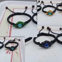 ราคา ข้อมือบ่วง​นาค​บา​ศ​แร่​เหล็ก​น้ำ​ใส่ไหลดำไหล​เขียว เลือกสีได้ (5144939768)
