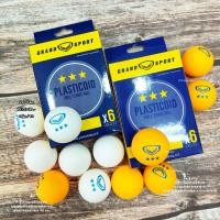 ราคา GRAND SPORT ลูกปิงปอง รุ่น 3 ดาว แพ็ค 6 ลูก รหัส 378324 (43261364247)