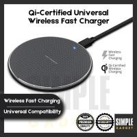 ราคา Qi Wireless Fast Charging Charger Pad Dock Universal Charge สําหรับ IP Samsung Huawei Android (57953274728)