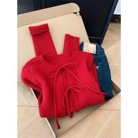 ราคา แคชเมียร์ลูกไม้ขึ้นถักคาร์ดิแกนผู้หญิง2025ปีใหม่สีแดงบรรยากาศเสื้อกันหนาวขนสัตว์เกรดเจ้าแนะนํา~สีแดงแคชเมียร์เสื้อผ้า-ขึ้น เข็ม20260112 (52904506198)