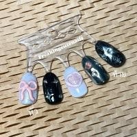 ราคา เล็บปลอมสไตล์เกาหลี ปั้นนูนติดเพชรฉ่ำ แถมฟรีกาว+ตะไบ✨ (25927578471)