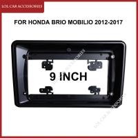 ราคา สําหรับ Honda Brio Mobilio 2012-2017 9 นิ้วรถวิทยุสเตอริโอ Android MP5 GPS Player 2 Din Head Unit Navigation Fascia ปลอกกรอบ (26883202764)
