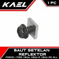 ราคา 1 PC Reflector สลักเกลียว Force 1 & F1ZR & Vega R RR ZR Forze & Jupiter Lama MX ใหม่ Z 110 & Mio ไฟหน้า Reflector ปรับถั่ว (54000504074)