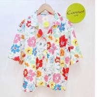 ราคา New in เสื้อเชิ้ต ตัวสั้น ผ้าไหมอิตาลี Silk ทอลาย Short Silk (25463284960)