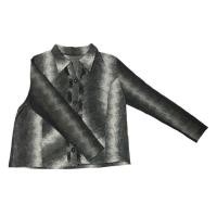 ราคา เสื้อเชิ้ตลายงูผ้ายืด (1675339451)