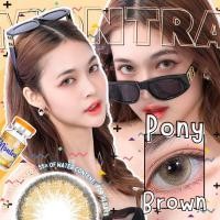ราคา คอนแทคเลนส์Pony Brown / Gray (Montra) ขนาดบิ๊กอายขายดี (53800459799)