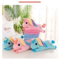 ราคา หมอนผ้าห่มยูนิคอร์น หมอนผ้าห่ม ยูนิคอร์น ขนแกะปะการัง หมอนผ้าห่มยูนิคอร์น ม้า โพนี่ ลูกม้า ผ้าห่ม ม้าโพนี่ พกพา เดินทาง (46101566206)