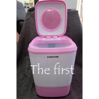 ราคา SMARTHOME เครื่องซักผ้ามินิกึ่งอัตโนมัติ 4Kg. รุ่น SM-MW2502 สีชมพู (2660770436)