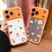 ราคา เคสไอโฟน Case เคส iPhone 13 15 16 17 Air 14 Pro Max เคสไอโฟน13 ORANGEการเปลี่ยนแปลงทันที 2 in 1น้ำค้างแข็ง (57854336025)