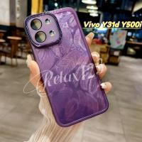 ราคา สําหรับ Vivo Y31d Y500i VIVO Y 31d 500i Vivo Y 31 d Vivo Y 500 i Y31d 4G Y500i 5G ปลอก 2026 หรูหรา Feather รูปแบบเคสโทรศัพท์ป้องกันกล้องกันกระแทกนุ่มปกหลัง (44078079015)