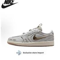 ราคา Air.Jordan 1 Low Method of Make v3 Low Top Retro Basketball Shoes Light Grey (47800505429)