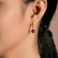 ราคา Vachana - Aurora Rhombus Amethyst Earrings (ต่างหูอเมทิสต์แท้รูปทรงคล้ายเพชร) (46851968260)