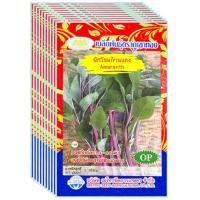 ราคา เมล็ดพันธุ์ ผักโขมก้านแดง ภูเขาทอง ขายส่ง ยกห่อ (1 ห่อ บรรจุ 10 ซอง) (26338724045)