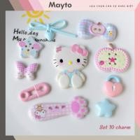 ราคา ชุดสติ๊กเกอร์ 10 ชิ้น เครื่องราง 3 มิติ ธีม Apple Cat พลาสติกแข็งติดรองเท้าแตะ MayTo Crocodile JB-391 (42072544238)