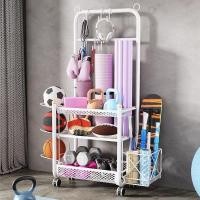 ราคา 5V6 เสื่อโยคะชั้นวางของรถเข็นมือถือ Home Dumbbell Kettlebell กีฬาฟิตเนสอุปกรณ์ Multi-Function ชุดบา (28357891573)