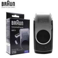 ราคา Braun M60/M90 เครื่องโกนหนวดไฟฟ้าขนาดเล็กแบบพกพาสําหรับผู้ชายล็อคอัตโนมัติสมาร์ทฟอยล์แบตเตอรี่มีดโกนพร้อมทริมเมอร์ล้างทําความสะอาดได้ (42001423257)