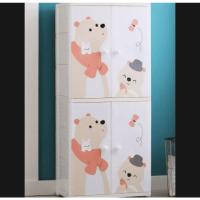 ราคา ตู้เสื้อผ้าเด็ก 2 ประตู หมี (13947230357)