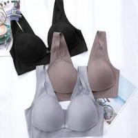 ราคา [เอสเทอร์เรียส] ไร้สายด้านหน้าเปิดพยาบาลชุดชั้นในนุ่มบางเฉียบระบายอากาศคนท้องยกทรง ว (48003663736)