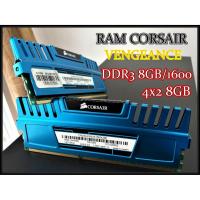 ราคา RAM 8 GB RAM PC (แรมพีซี) DDR3/1600 CORSAIR VENGEANCE (CMZ8GX3M2A1600C9B) 4X2 BLUE (5627798316)