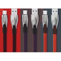 ราคา jj333shopสายชาร์จไมโคร ชาร์จได้ที่รวดเร็ว Micro USB สายชาร์จแบบผ้าถัก สายแบนคุณภาพดีสายชาร์จ Android micro USB ยาว 1M (10549953255)