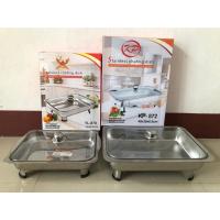 ราคา ถาดอุ่นอาหาร ถาดใส่อาหาร ถาดบุฟเฟ่ต์ (ฝาแก้ว) ขนาด เล็ก/ใหญ่ (ตรา ครุฑ/KP) (2536260777)