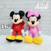 ราคา ตุ๊กตามิกกี้เม้าส์ & มินนี่เม้าส์ ชุดฮู้ด 16 นิ้ว (1127464283)