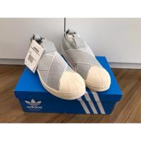 ราคา Adidas Slip on ของใหม่ ซื้อมาเก็บ size 5 uk สี เทา (733815824)