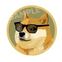 ราคา ชิบะ สติ๊กเกอร์ หมาชิบะ สติกเกอร์ตกแต่ง Bitcoin BTC Dogecoin Stickers (26559163493)