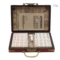ราคา ใช่ ไพ่นกกระจอกจีนโบราณวินเทจแบบพกพารวม2ไพ่นกกระจอกโดยไม่ต้องพิมพ์ (18487822551)