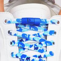 ราคา กดล็อคเชือกผูกรองเท้าแบน Cloud Camouflage เชือกผูกรองเท้าสําหรับรองเท้าไม่มี Tie รองเท้า Laces ไม่มี Ties ยืดหยุ่น Laces รองเท้าผ้าใบเด็กผู้ใหญ่ (25835554368)