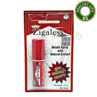 ราคา Zigaless Mouth Spray 15ml ซิกกาเลส สเปรย์ดับกลิ่นปาก และลดความอยากบุหรี่ เลิกบุหรี่ ของแท้ (29563324138)