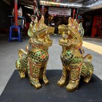 ราคา สิงห์ ไม้แกะสลักรูปสิงห์ สิงห์ไทย เสริมมงคล เสริมอำนาจ บารมี และความเจริญรุ่งเรือง ขนาด 6x12x18 นิ้ว 1 คู่ (10344981405)