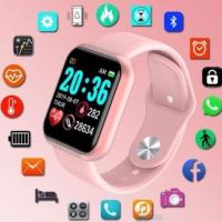 ราคา Y68 กันน้ําสมาร์ทนาฬิกาบลูทูธกีฬา SmartWatch ผู้ชายสําหรับ IPhone Xiaomi Fitness Tracker เขา (42816460342)