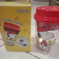 ราคา แก้วลำโพง snoopy สีแดง (7369964954)