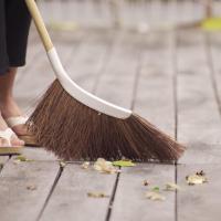 ราคา ไม้กวาดเสี้ยนตาล ไม้กวาดขยะ ไม้กวาดนอกบ้าน Sweepy Outdoor Palmfiber Broom วัสดุธรรมชาติ สำหรับกวาดนอกบ้าน สะอาด ไม่เปล (13835664819)