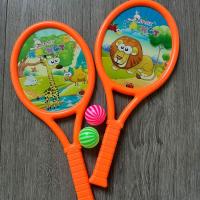 ราคา ไม้แบดมินตัน ไม้แบด ลูกแบด ชุดไม้แบดมินตันสำหรับเด็กอนุบาลและแม่ อายุ 4-12 ปี (57604876419)