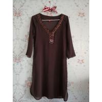 ราคา เดรสเอสพรี Esprit แต่งเลื่อมสไตล์​โบฮีเมียน มือสอง สภาพ​ดี (4241486811)